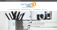 Desktop Screenshot of getfoundnow.com